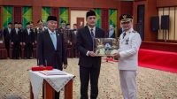 Sah! Gubernur Muhidin Lantik Pj Walikota Banjarbaru