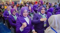 Ketua TP Posyandu HSS Hj Tata Syafrudin Noor Hadiri Rakornas Posyandu 2025 di Jakarta