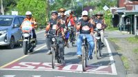 Wakil Bupati HSS Hadiri Silaturahmi Komunitas Sepeda Ontel