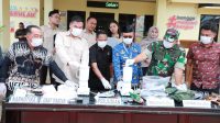 Sekda HSS Hadiri Pemusnahan Barang Bukti Perkara Pidana Umum