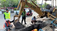 Respons Cepat PAM Bandarmasih Tangani Kebocoran Pipa, Layanan Segera Dipulihkan