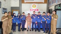 Damkar Provinsi Kalsel Lakukan Kunjungan ke BPBD Balangan, Tingkatkan Sinergi Penanganan Bencana