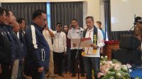 Wakil Ketua DPRD Kotabaru, Awaludin Resmi Nahkodai KONI di Bumi Saijaan
