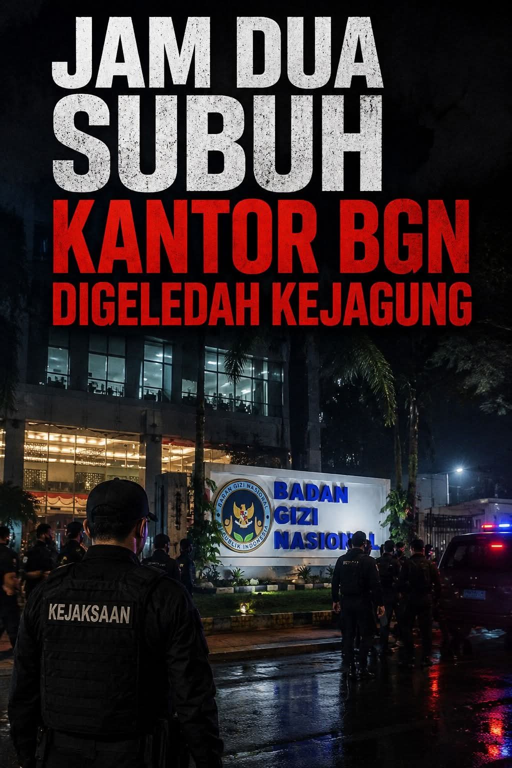 Baru Sehari Pencopotan Dadan Cs, Kejagung Gledah Kantor BGN