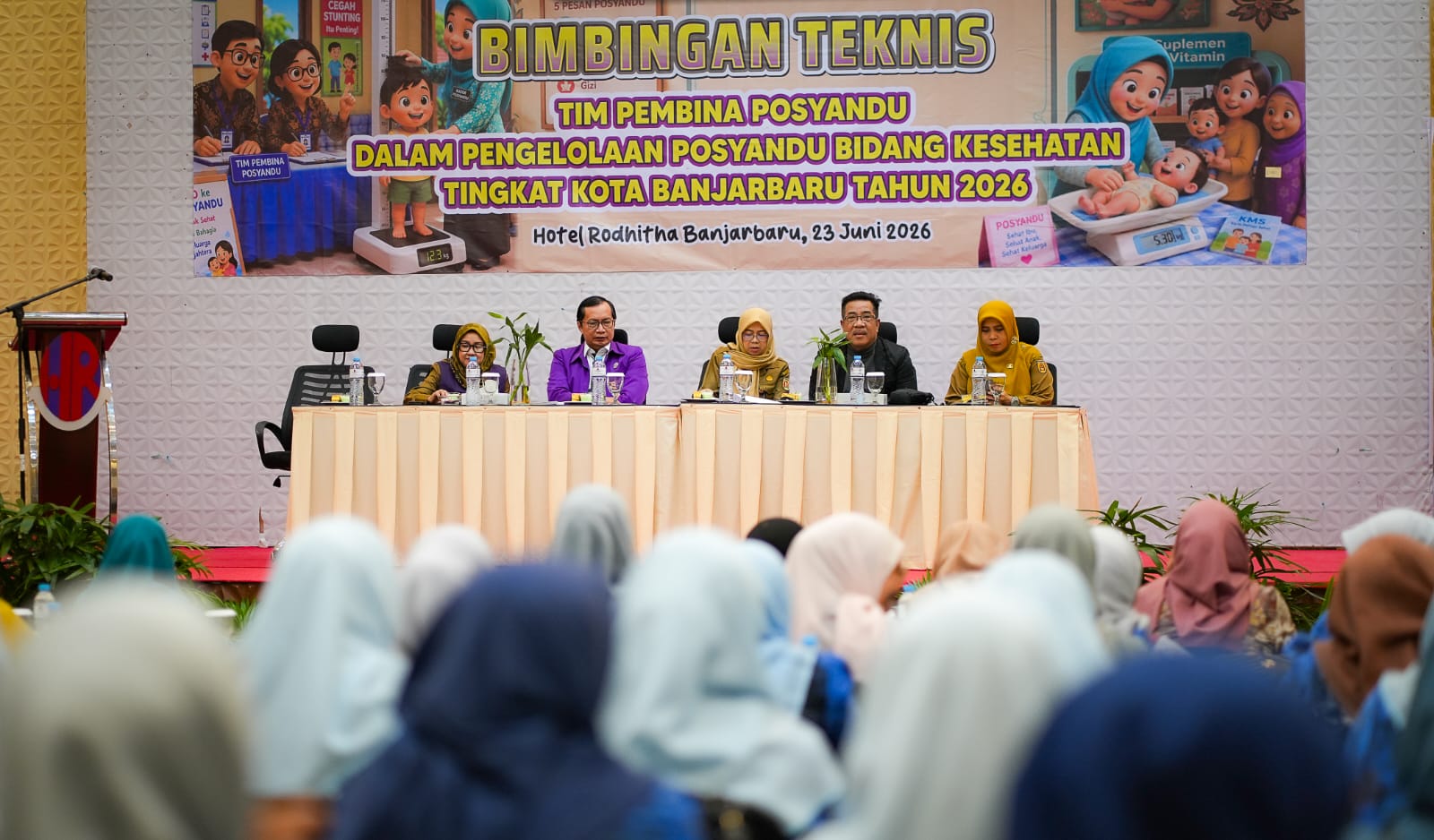 Perkuat Posyandu, Dinkes Banjarbaru Bekali 125 Tim Pembina Wujudkan Layanan Kesehatan Terintegrasi