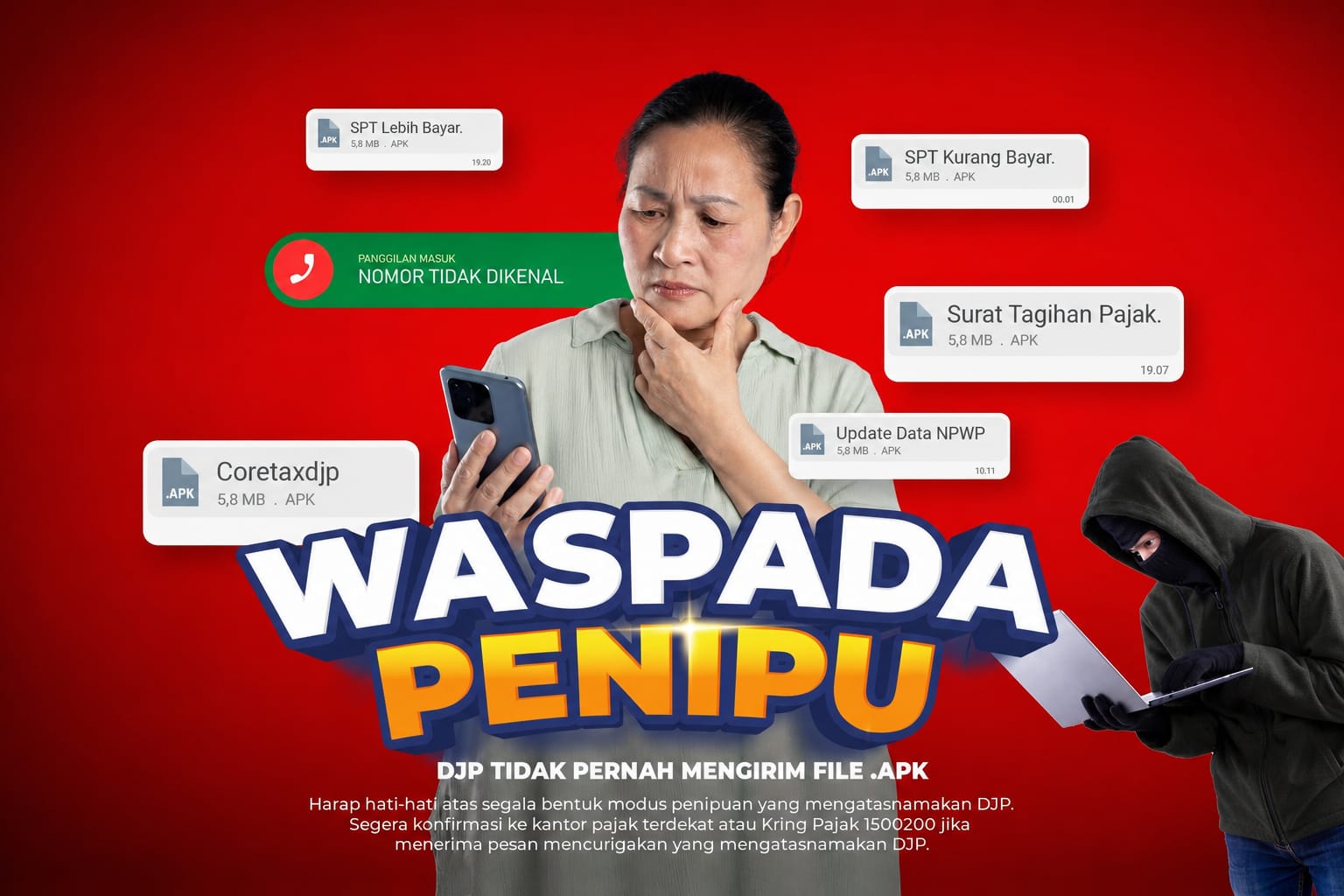 Waspada Email Palsu Berkedok Tagihan Pajak, DJP Kalselteng Minta Wajib Pajak Selalu Verifikasi Informasi