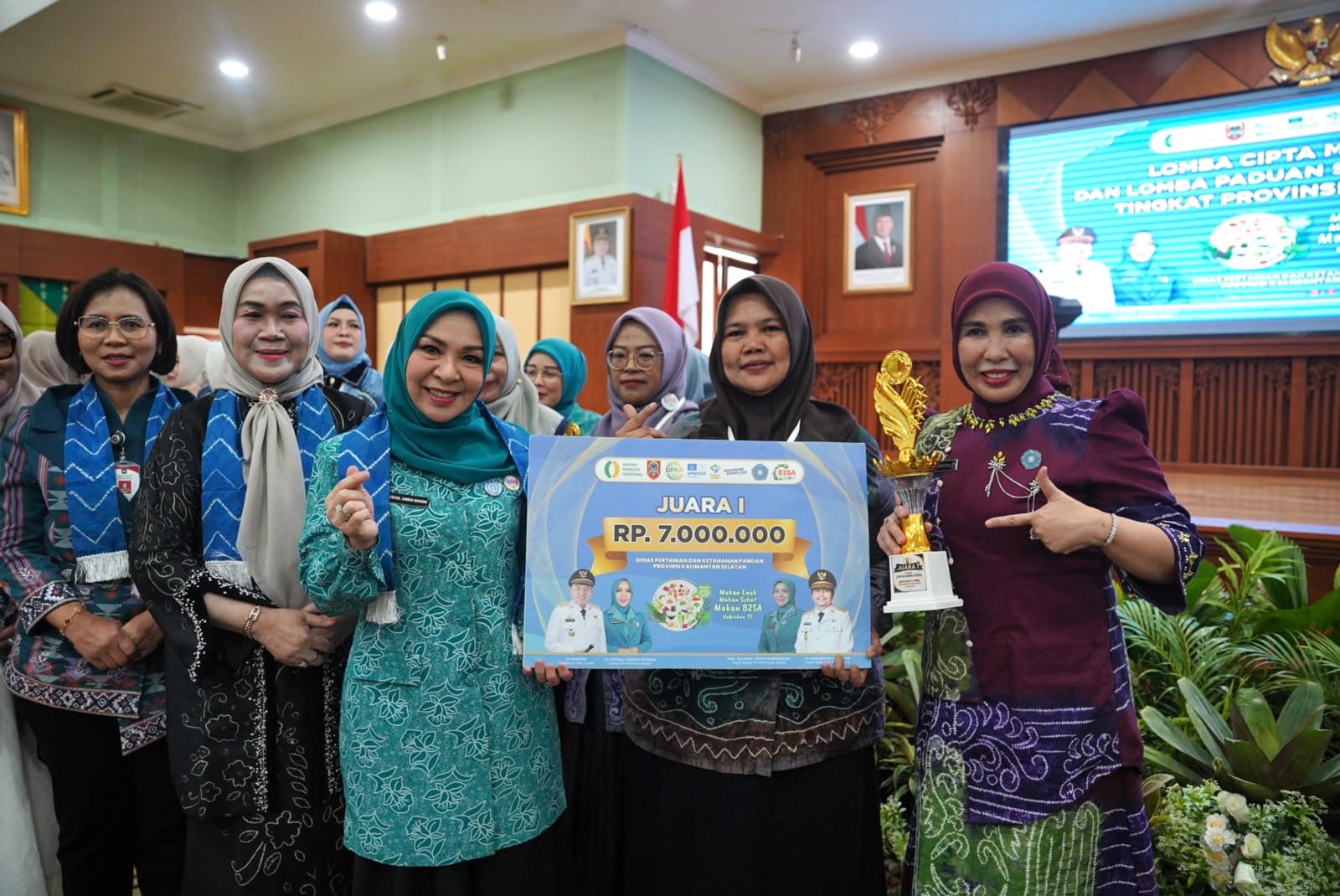 Berkat Inovasi Pangan Lokal, Balangan Raih Juara I Lomba B2SA Tingkat Kalsel