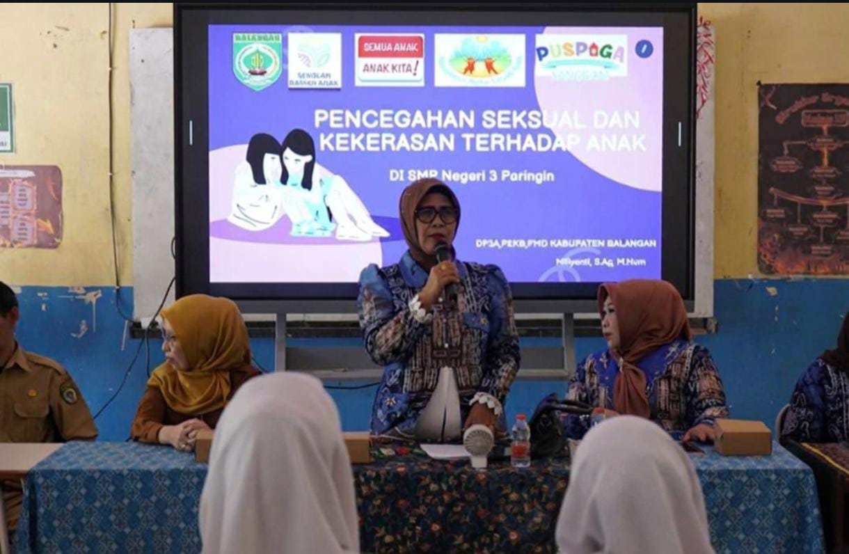 GOW Balangan Edukasi Siswa SMP tentang Kekerasan Seksual dan Perundungan