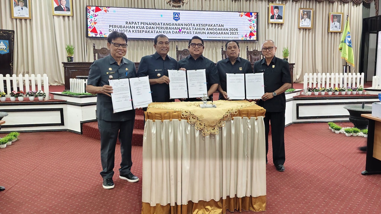 Pemkab dan DPRD HSS Sepakati Perubahan KUA-PPAS 2026 dan KUA-PPAS 2027