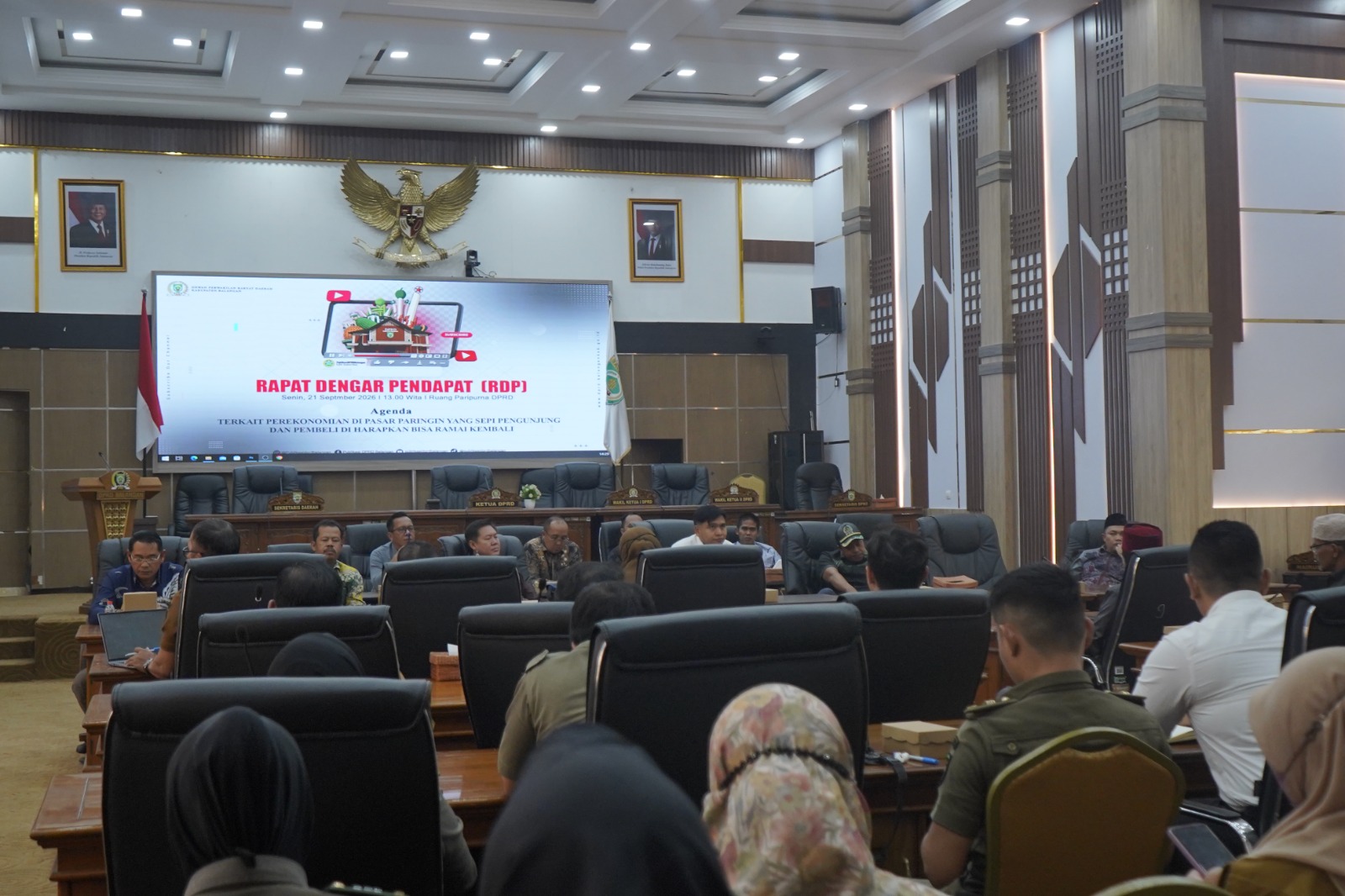 DPRD Balangan Minta Relokasi Pedagang Pujasera Taman Sanggam Dipastikan Sebelum Penertiban