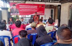 Anggota DPRD Banjarmasin Taufik Husin menggelar kegiatan Penelaahan dan Aspirasi Masyarakat Dapil Banjarmasin Utara di Jalan HKSN RT 15 Kompelk Kebun Jeruk, Kelurahan Kuin Utara.