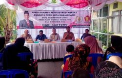 Anggota DPRD Banjarmasin Hari Kartono menggelar kegiatan Penelaahan dan Aspirasi Masyarakat Dapil Banjarmasin Utara  di Jalan Jeruk Purut 6 RT 02 RW.02  Kelurahan Sungai Andai.
