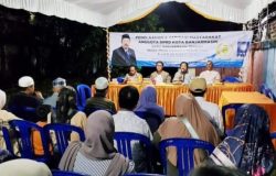 Anggota DPRD Banjarmasin HM Faisal Hariyadi menggelar kegiatan Penelaahan dan Aspirasi Masyarakat Dapil Banjarmasin Tengah di Jalan Pangeran Samudera Komp Blasung RT.03 Kelurahan Kertak Ilir.